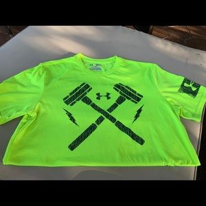 Under Armour yellow short sleeve